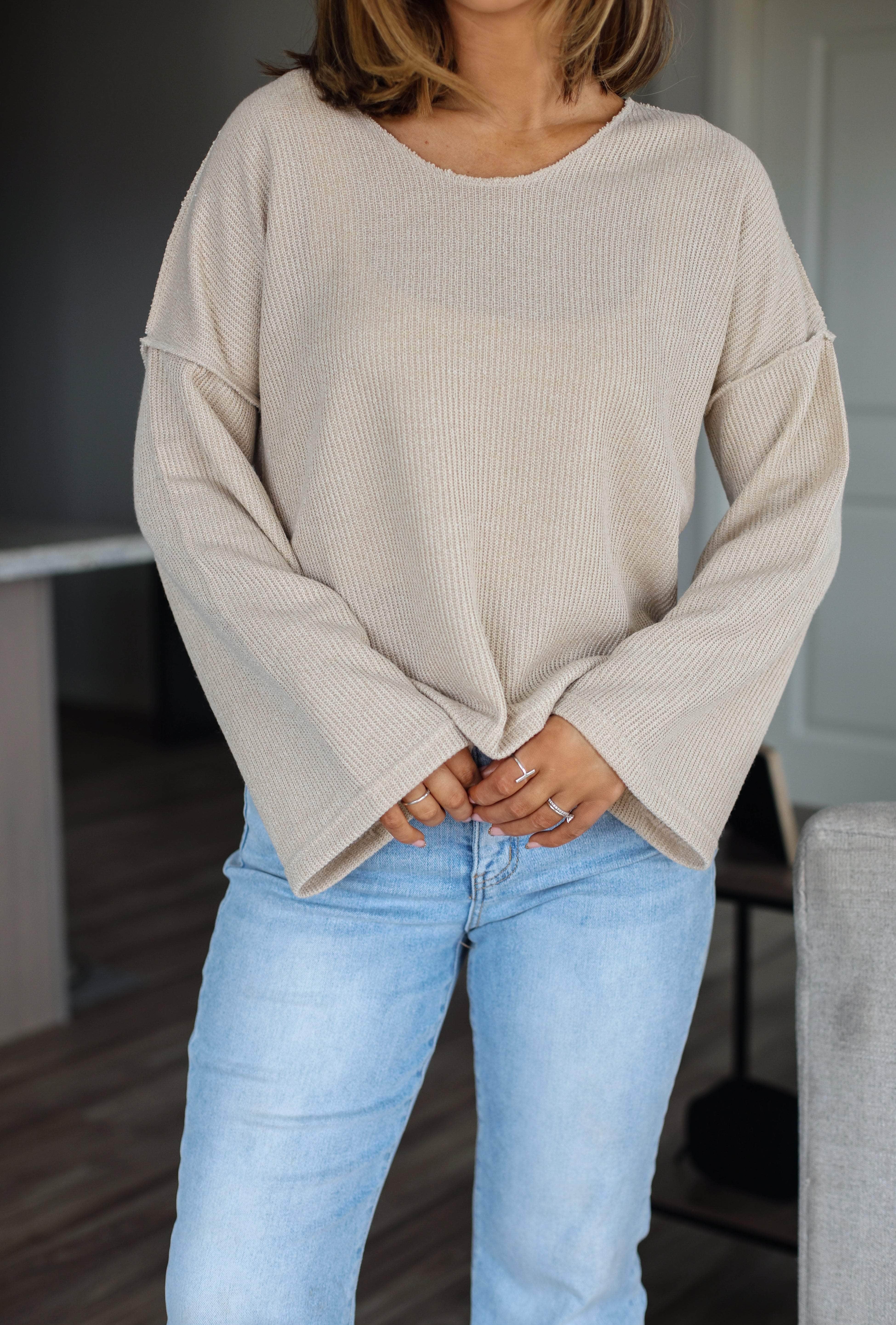 Sweater State Of Mind Top