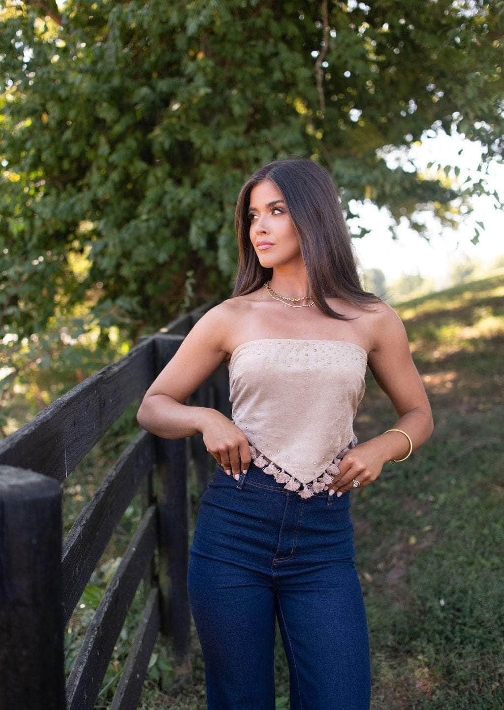 Rodeo Diva Tie Back Top