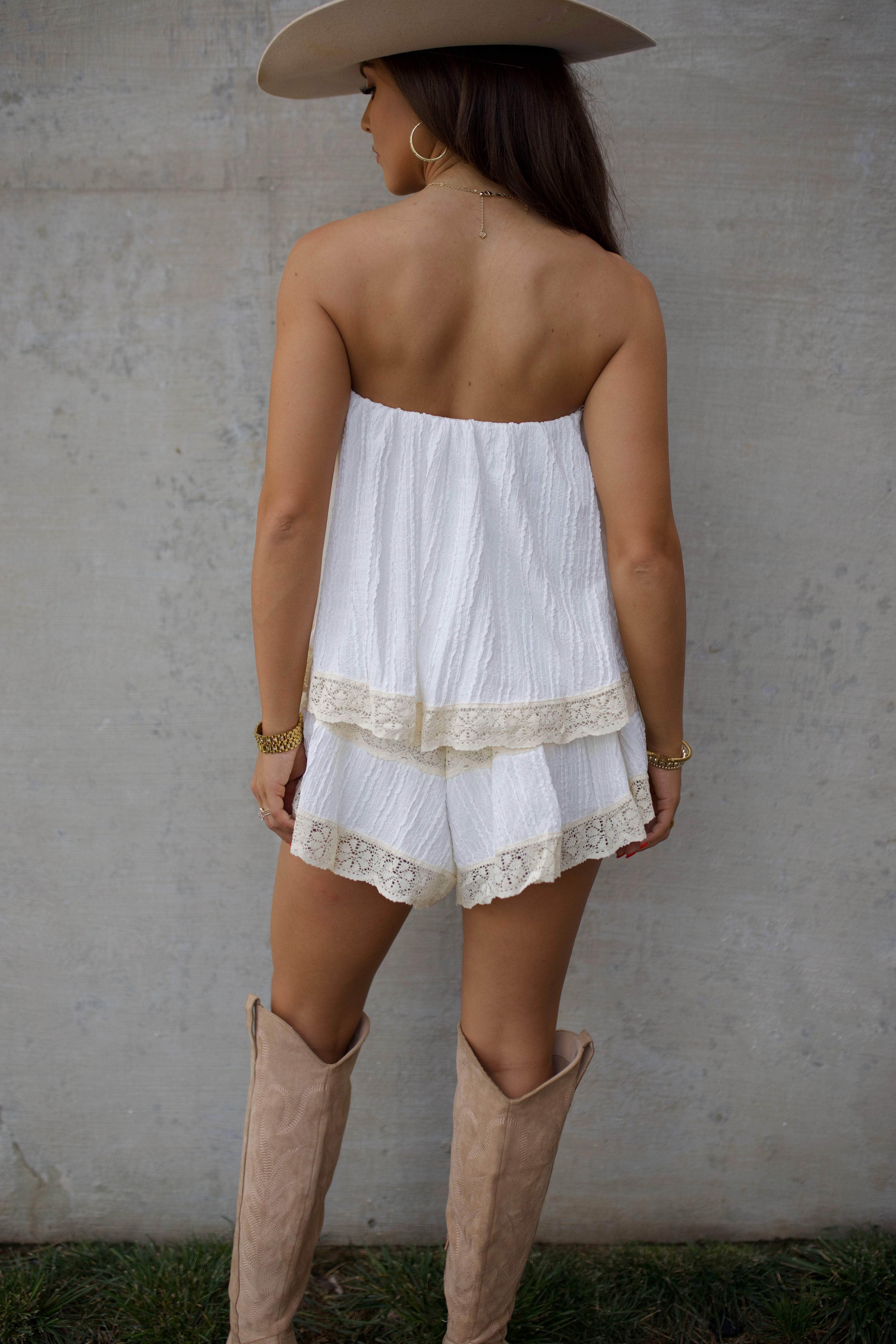 Lacey Tube Romper